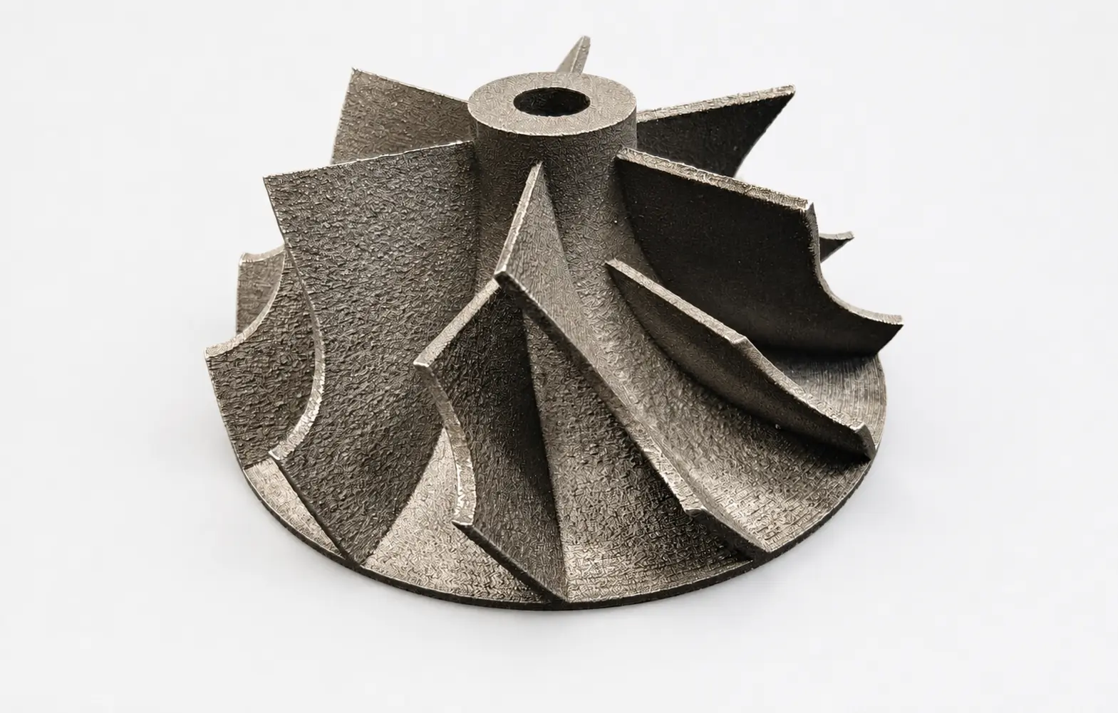 Metal impeller produced by additive manufacturing